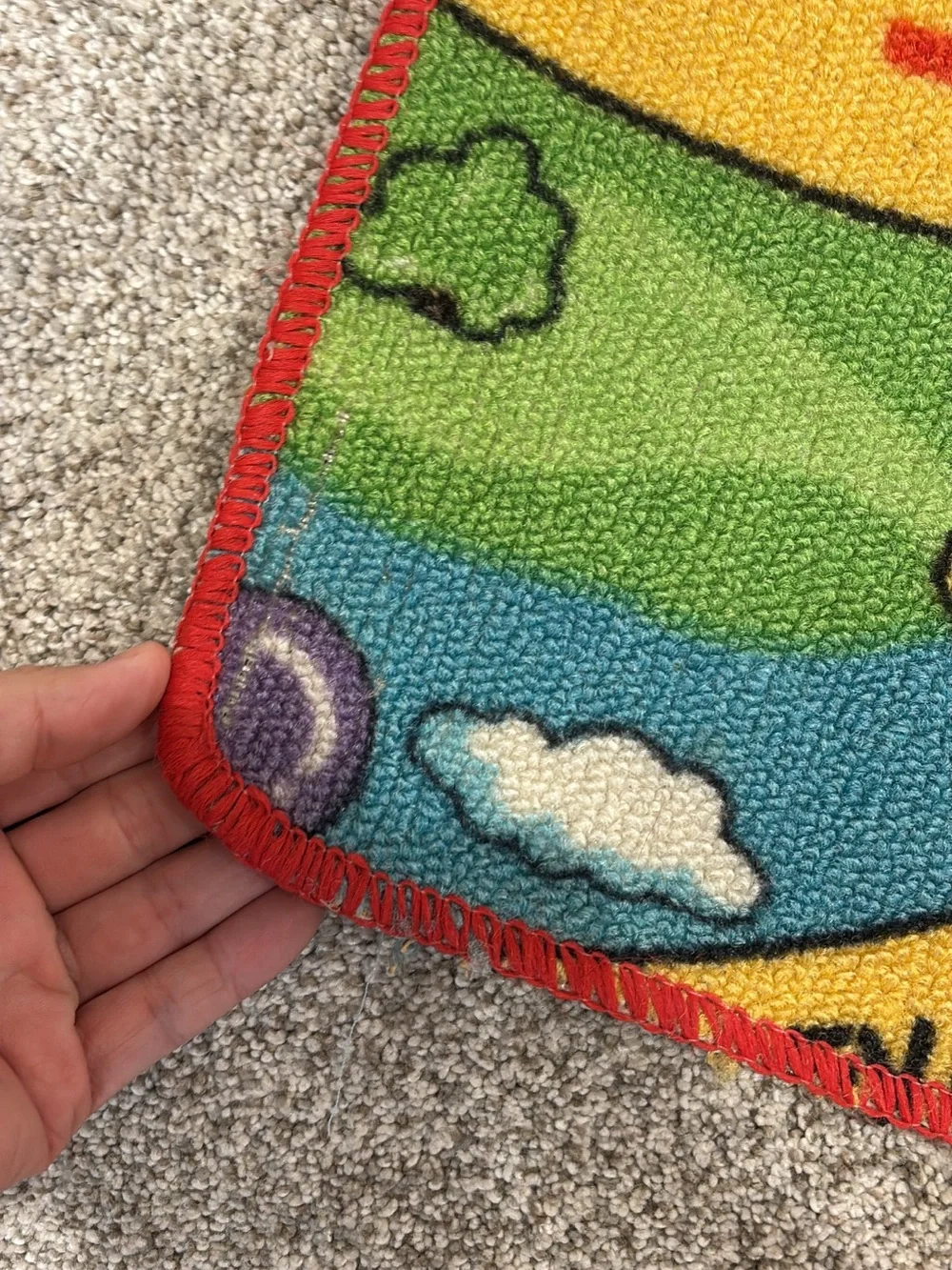 90’s/ Y2K Vintage 1999 McDonald’s Adventure Happy Meal Play Rug/Mat, Very Rare!